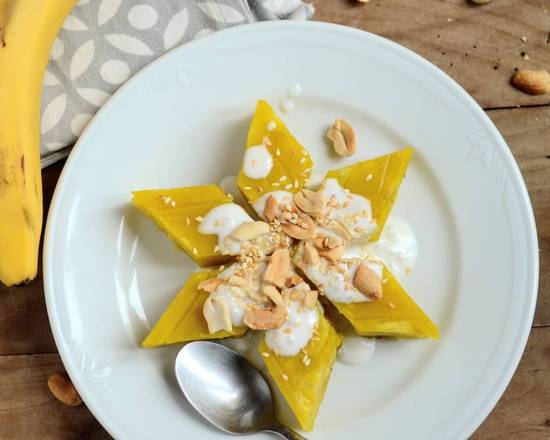 Gâteau De Banane Cuit À La Vapeur / Steamed Banana Cake / Bánh Chuối Hấp