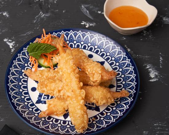 Crevette Tempura (5 mcx) / Shrimp Tempura (5 pcs) /Tôm Tempura (5c)
