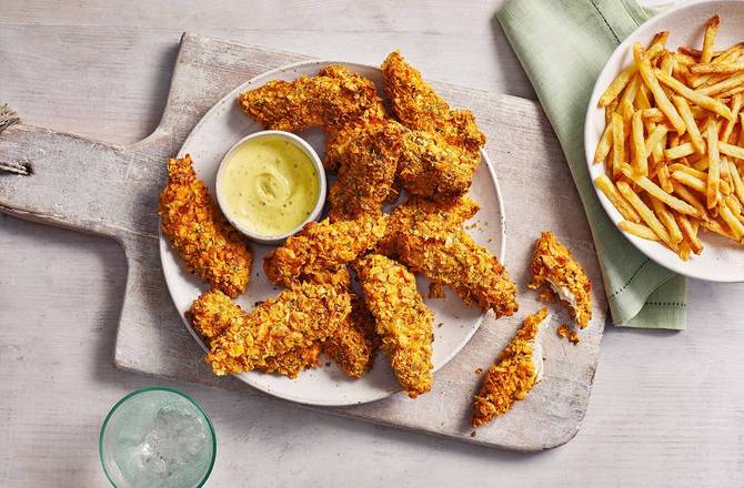 Breaded Chicken Tenders and Fries