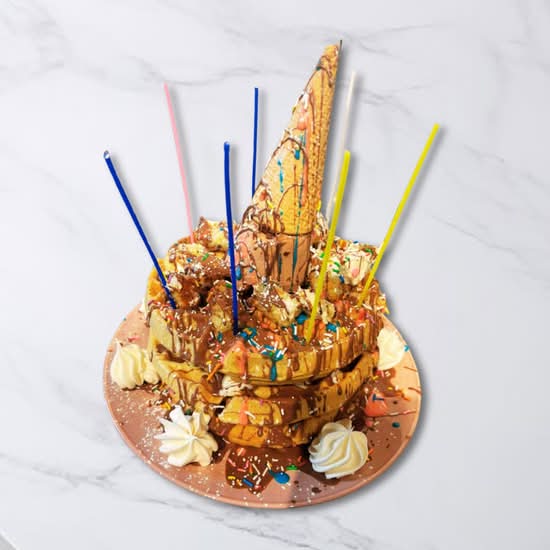 The Holy Waffle Celebration Cake