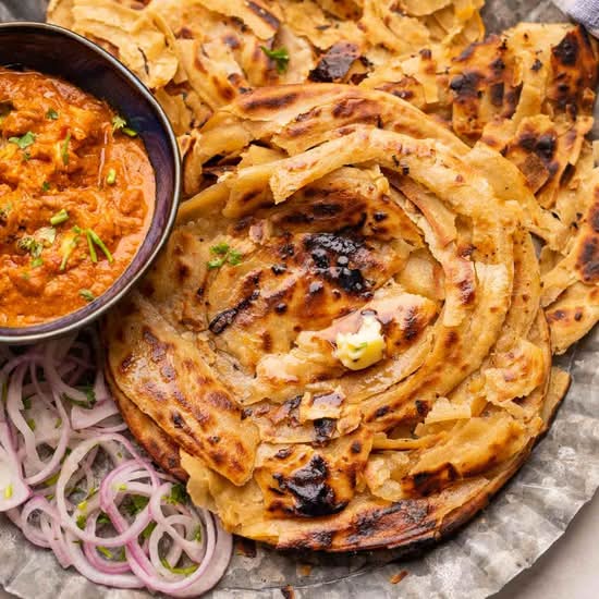 Lachha Paratha Naan