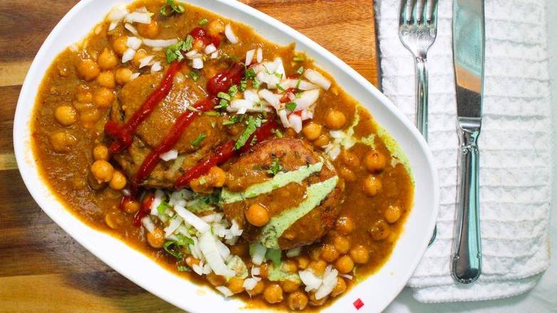Aloo Tikki Channa