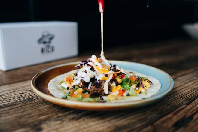 Slow-Roasted Barbecued Meat Taco (Barbacoa)