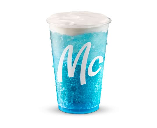 Sprite éclat de framboise bleue, format moyen [330.0 Cal]