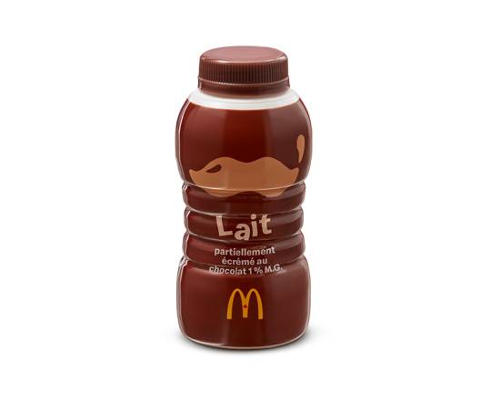 Bouteille de lait 1%25 au chocolat [170.0 Cal]