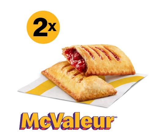Chausson aux pommes et chausson aux fraises [570.0 Cal]