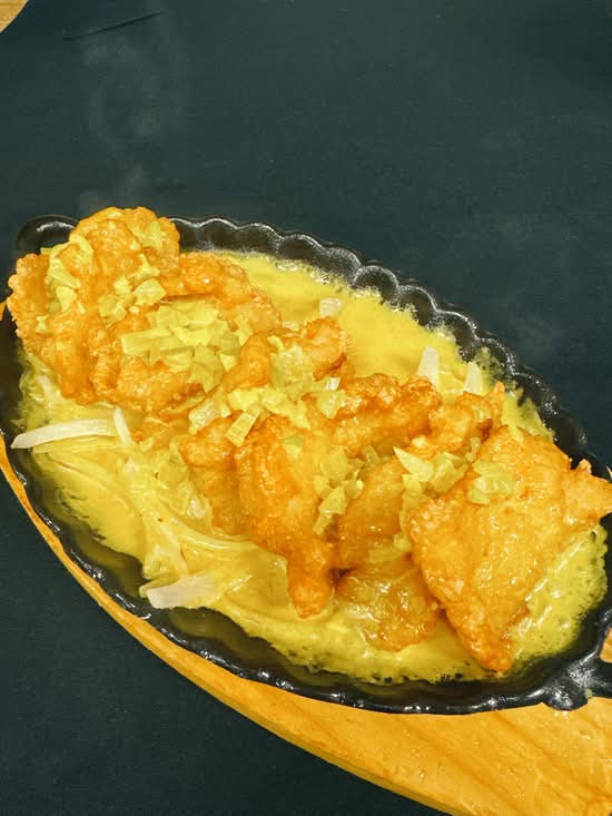 95. Filet de poisson dans une sauce au cari, style Macao/Fish Fillets in Macao style Curry Sauce