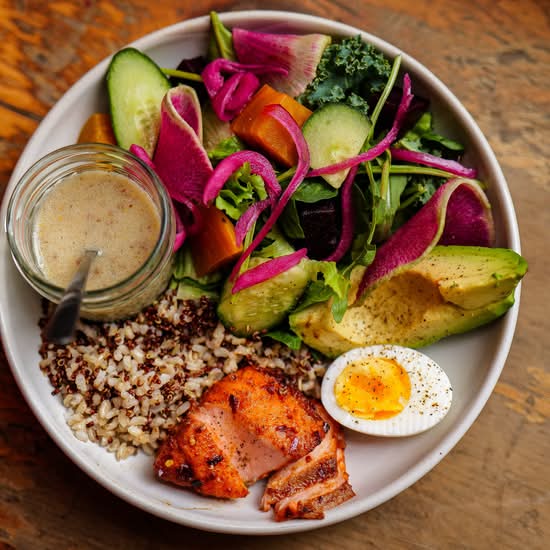 Bol de saumon + riz brun / Salmon + Rice Bowl