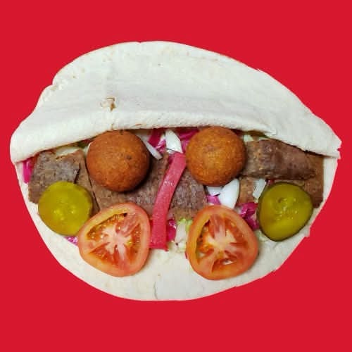 Two Gyro & Falafel Mix Wrap