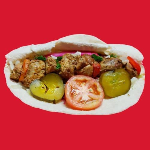 Two Chicken Kebab Wrap