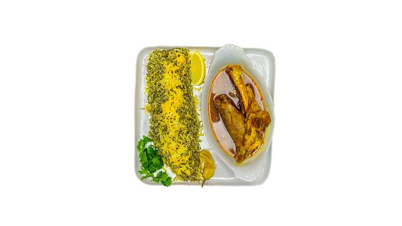 Baghali Polo (Fava beans rice with shank)