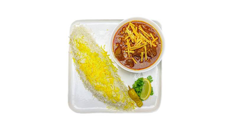 Gheyme (Beef stew with split peas)