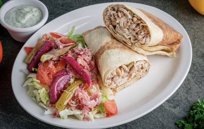 Chicken Wrap Plate