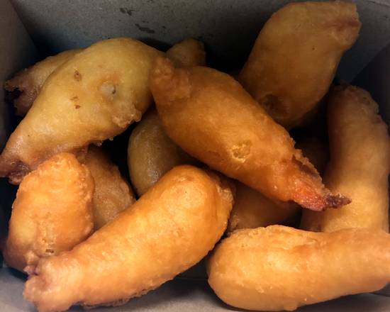I53. Breaded Shrimp with Sliced Lemon(12pieces)