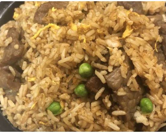large beef fried rice