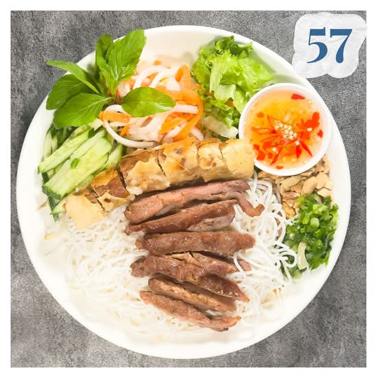 57. Bun Cha Gio Thit Nuong