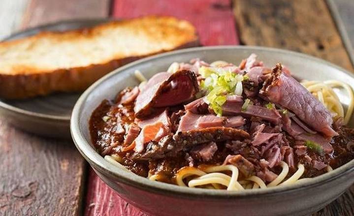 Spaghetti Ã la viande fumÃ©e
