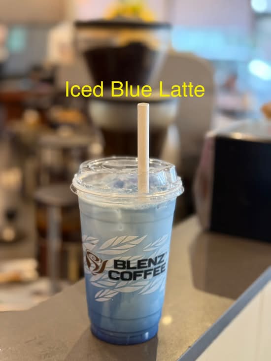 Iced Blue Latte