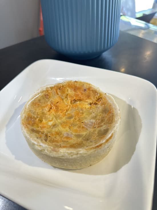 Ham & Cheddar Quiche