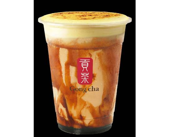 Brown Sugar Milk Tea with Creme Brulee