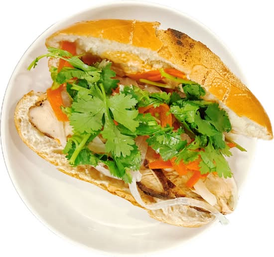Roast Chicken Banh Mi (Vietnamese Sandwich)