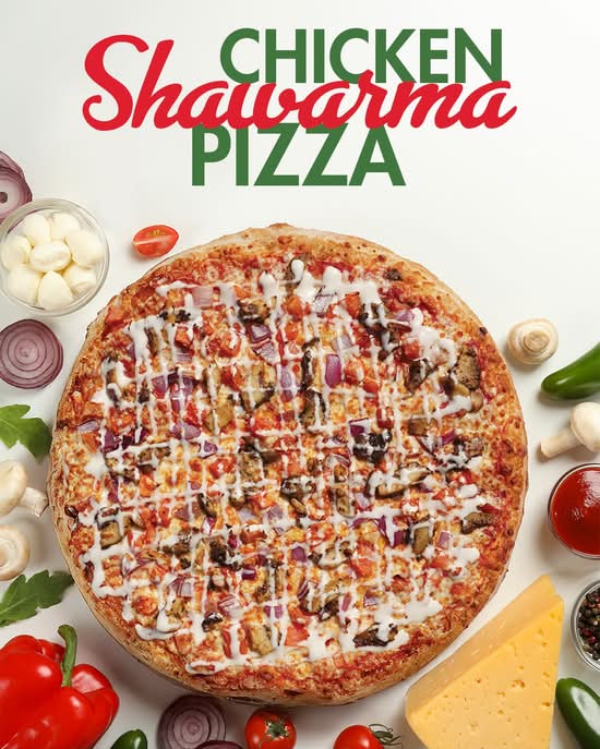 Chicken Shawarma Pizza