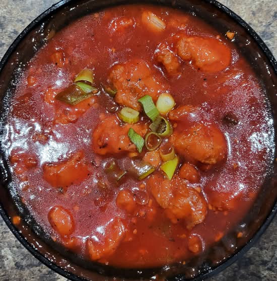 Hot Garlic Chicken, Fish, or Shrimp