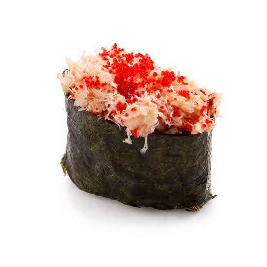 Nigiri chair de crabe épicée / Spicy Crab Meat Nigiri