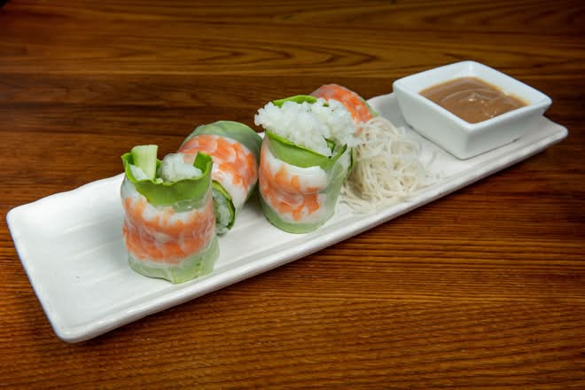 Rouleaux de printemps crevettes/ Shrimp spring Rolls