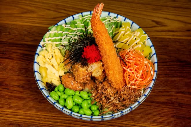 Poké aux crevettes tempura / Shrimp Tempura Poké