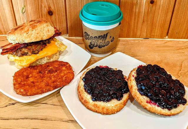 Breakfast sandwich combo