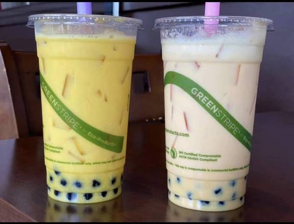 Thé à Bulles Mangue / Mango Bubble Tea