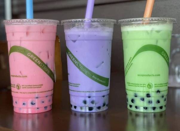 Thé à Bulles Fraise / Strawberry Bubble Tea