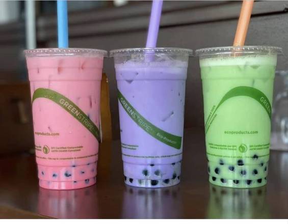 Thé à Bulles Melon Miel / Honeydew Melon Bubble Tea