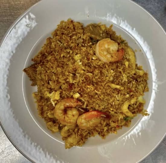 Riz frit Saté