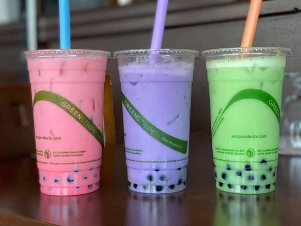 Thé à Bulles Taro / Taro Bubble Tea