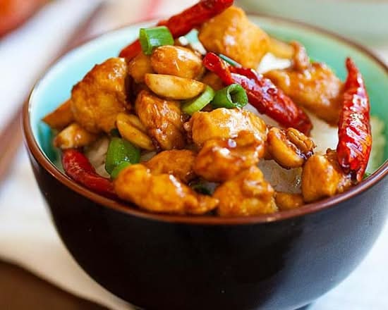 Kung Pao Mix Vegetables with Peanuts