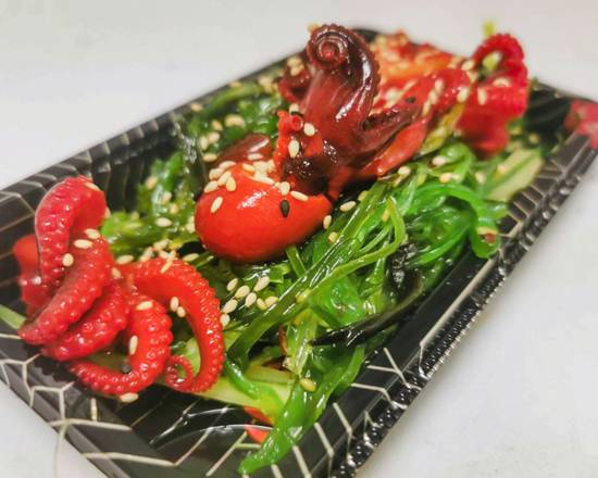Baby Octopus and Seaweed Salad