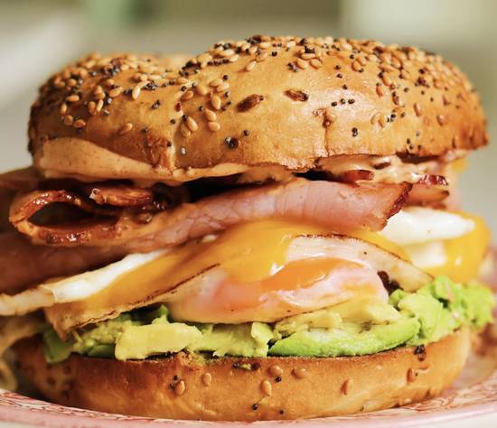 Breakfast Bagel Sandwich