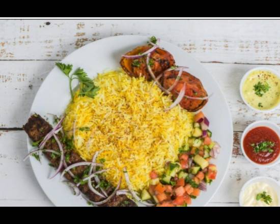 Lule Kebab Plate (Halal)