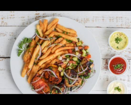 Chicken Kebab Plate (Halal)