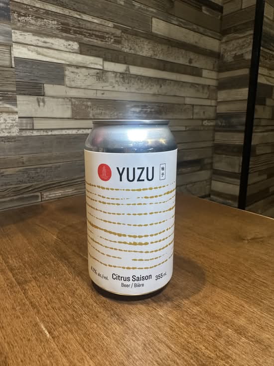 Yuzu Saison Pale Ale, 355ml Canned beer(4.1%25 ABV)