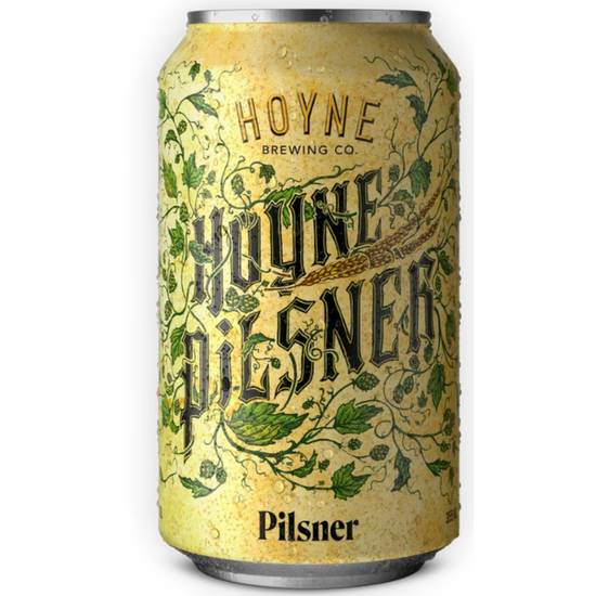 Hoyne Pilsner, 355mL can beer (5.30%25 ABV)