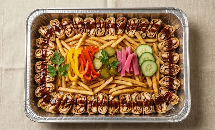 Family Arabic Shawarma Plate (Serves 5 People)