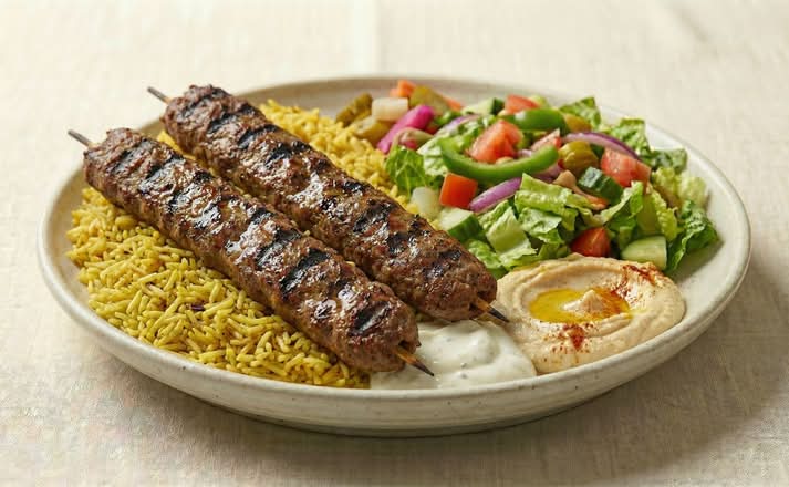 Kebab Platter (Beef BBQ)