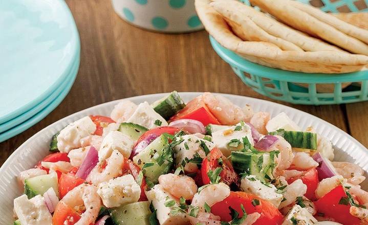 Salade au Crevettes Tandoori / Tandoori Shrimp Salad