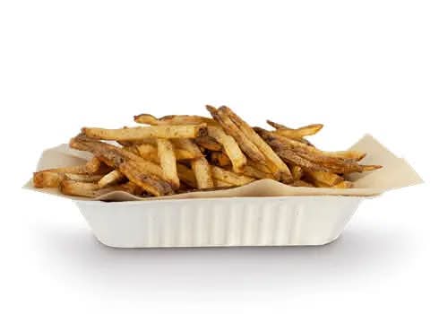Hand cut fries
