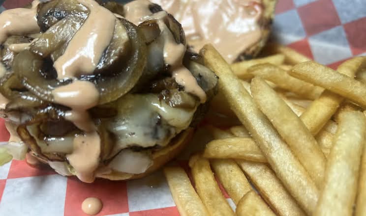 Mushroom Swiss Burger