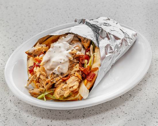 Joey D's Buffalo Chicken Pita Deluxe
