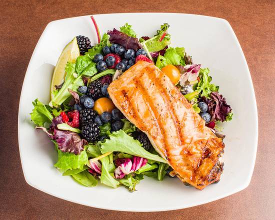 Grilled Salmon with Mango Salsa